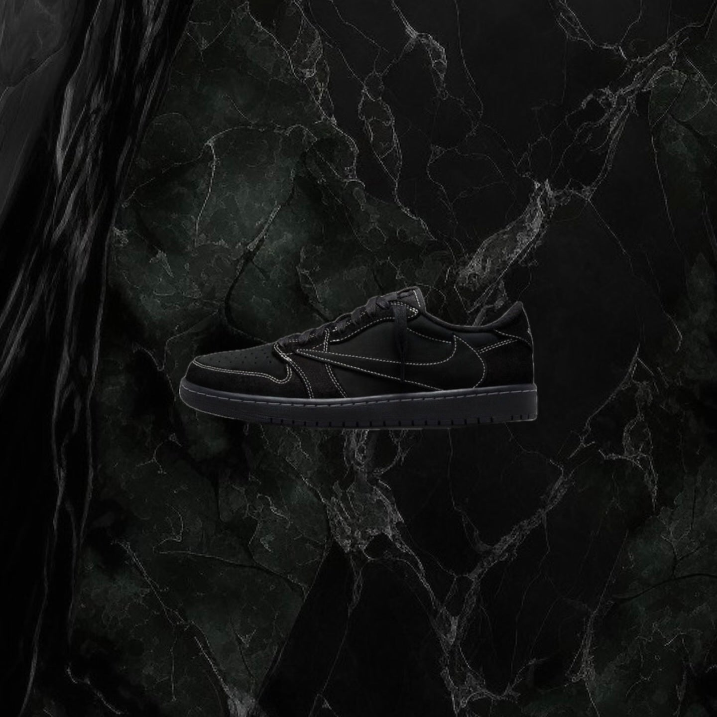 Air Jordan 1 Retro Low OG SP ‘Travis Scott Black Phantom’