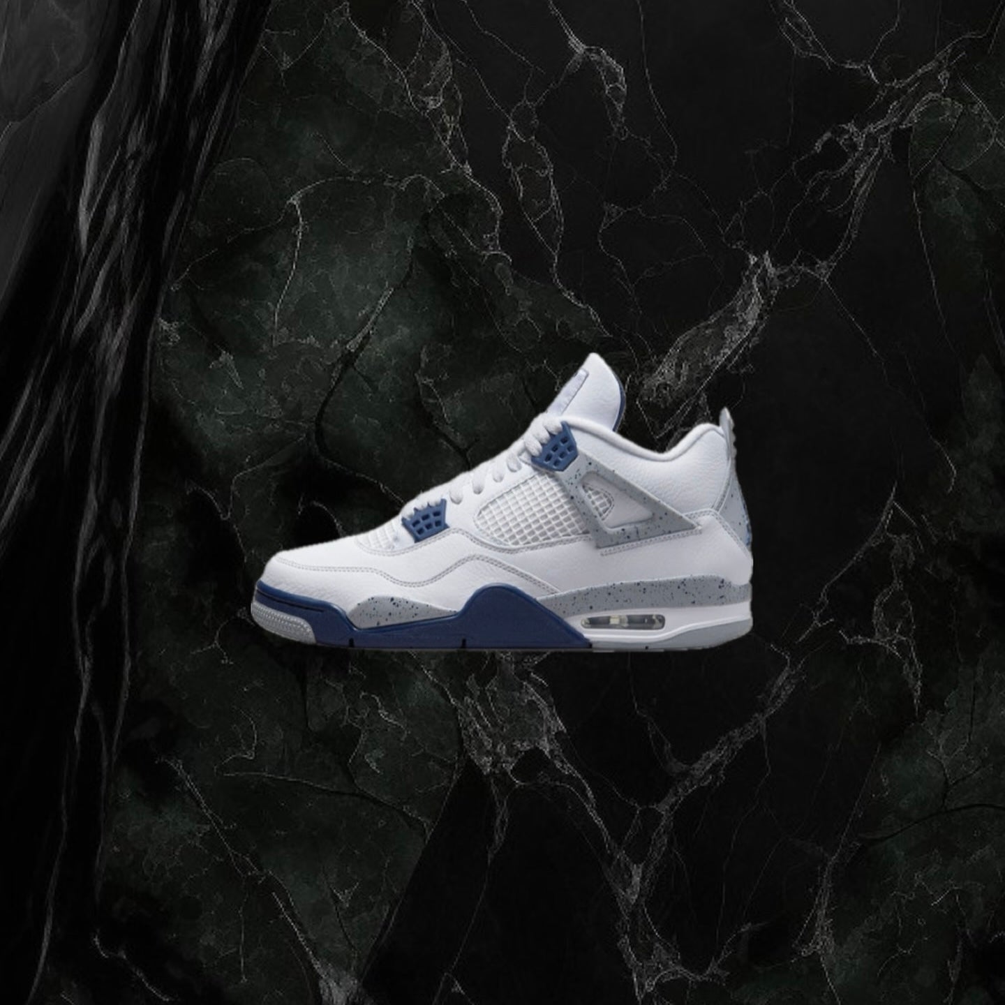 Air Jordan 4 Retro "White Midnight Navy"