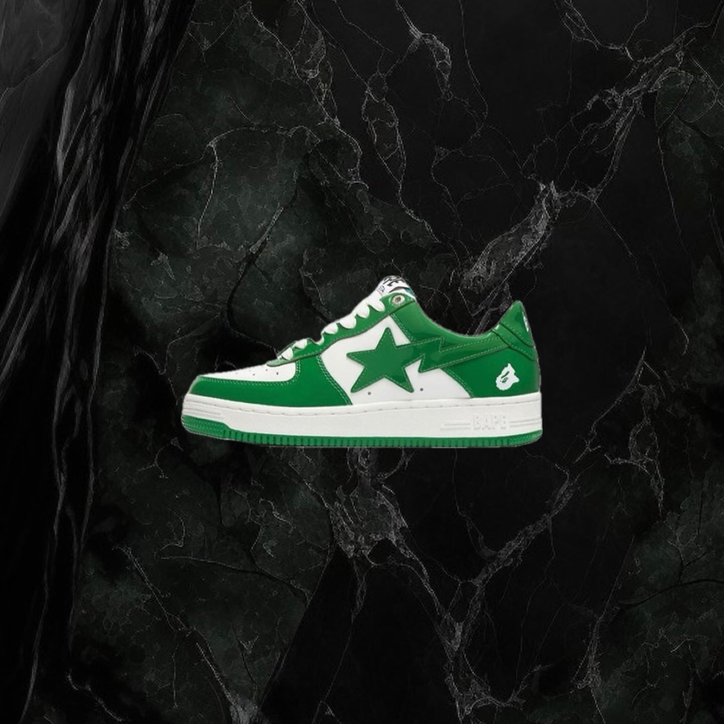 A Bathing Ape Bapesta Low ‘Green’