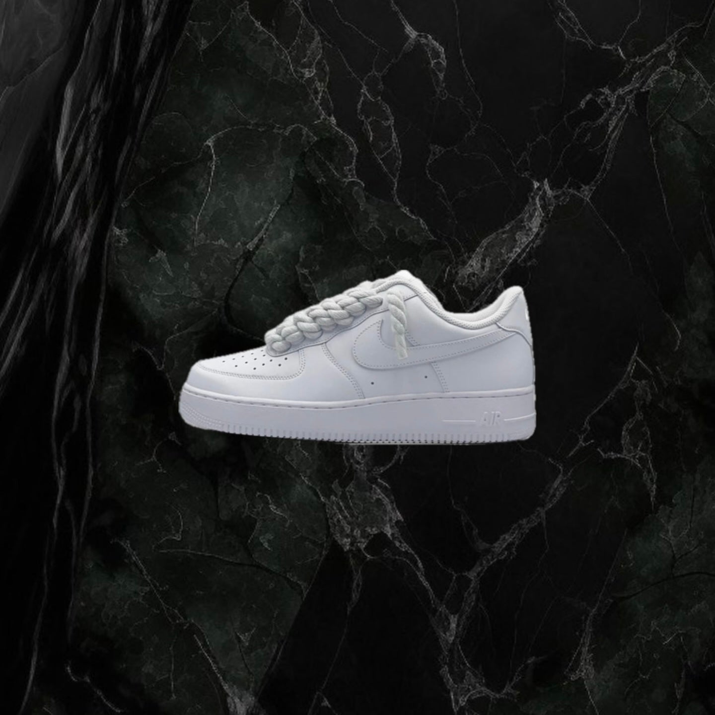 Airforce 1 White ‘White Rope Lace’
