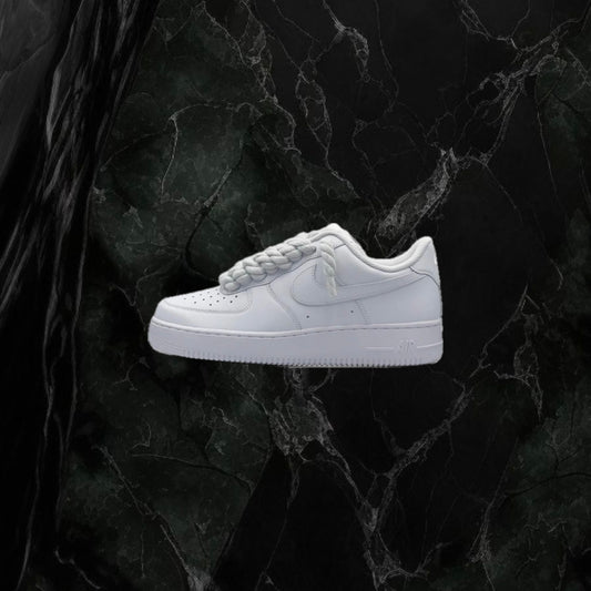 Airforce 1 White ‘White Rope Lace’