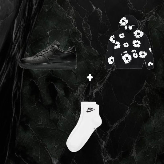 Denim Tears x Air Force ‘Black’ Bundle