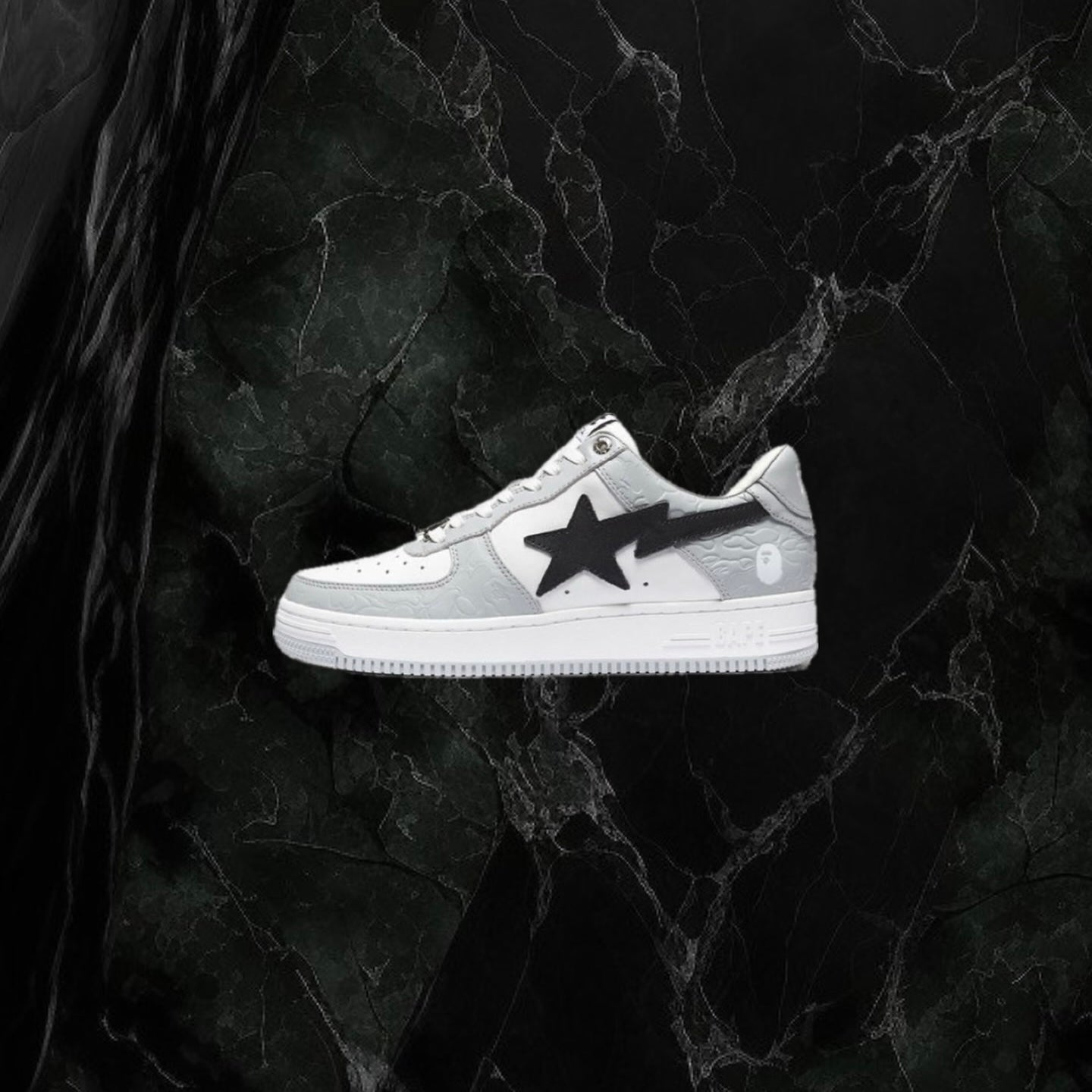 A Bathing Ape Bapesta Low ‘Grey’