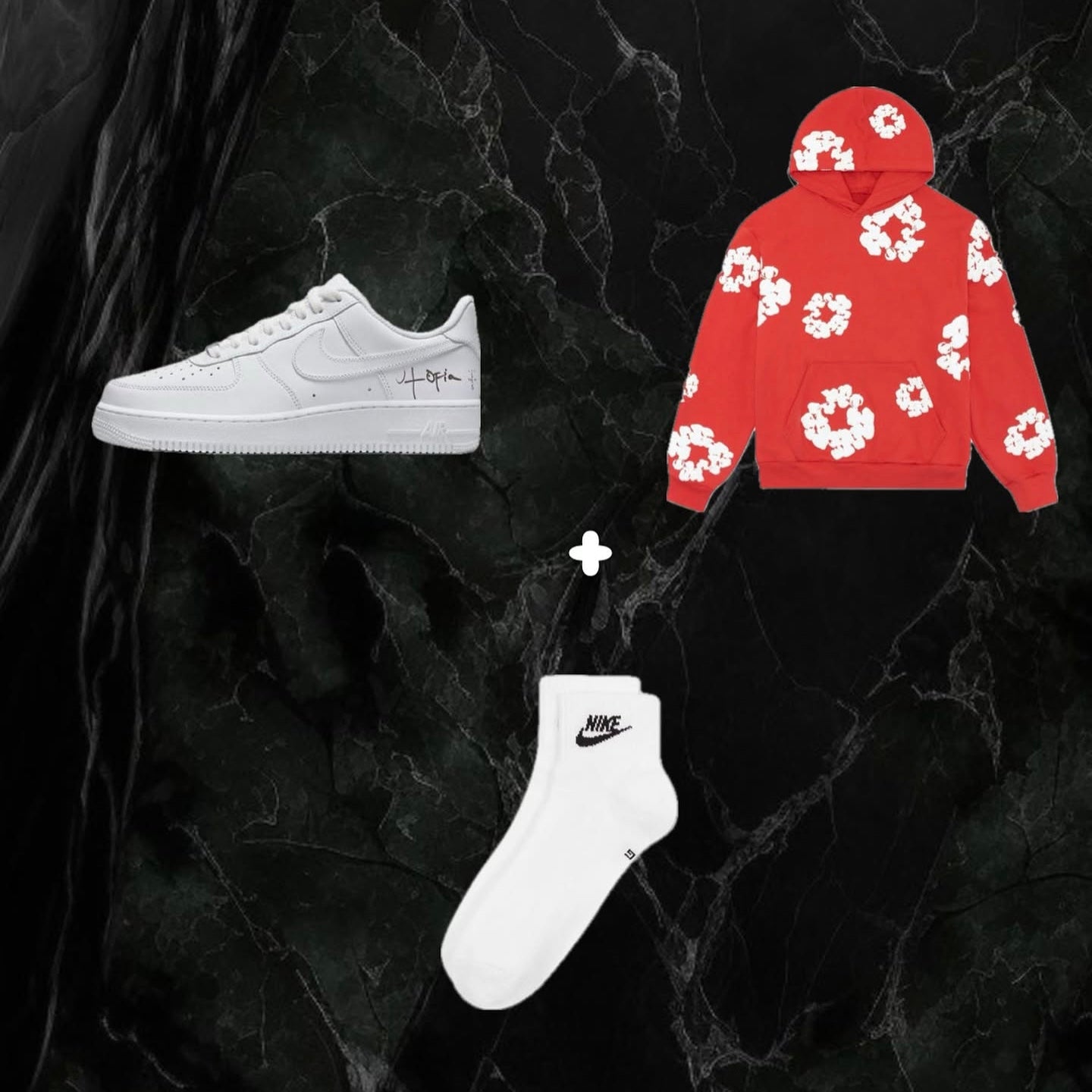 Denim Tears x Air Force ‘Utopia’ Travis Scott Edition Bundle