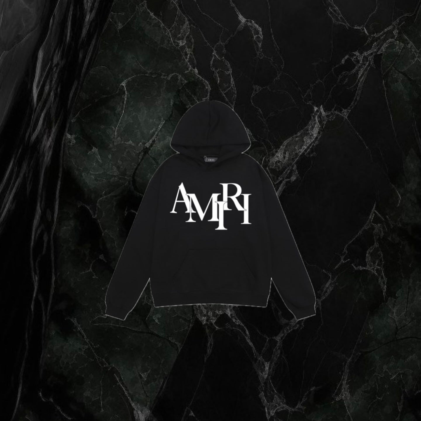 Amiri Hoodie ‘White/Black’