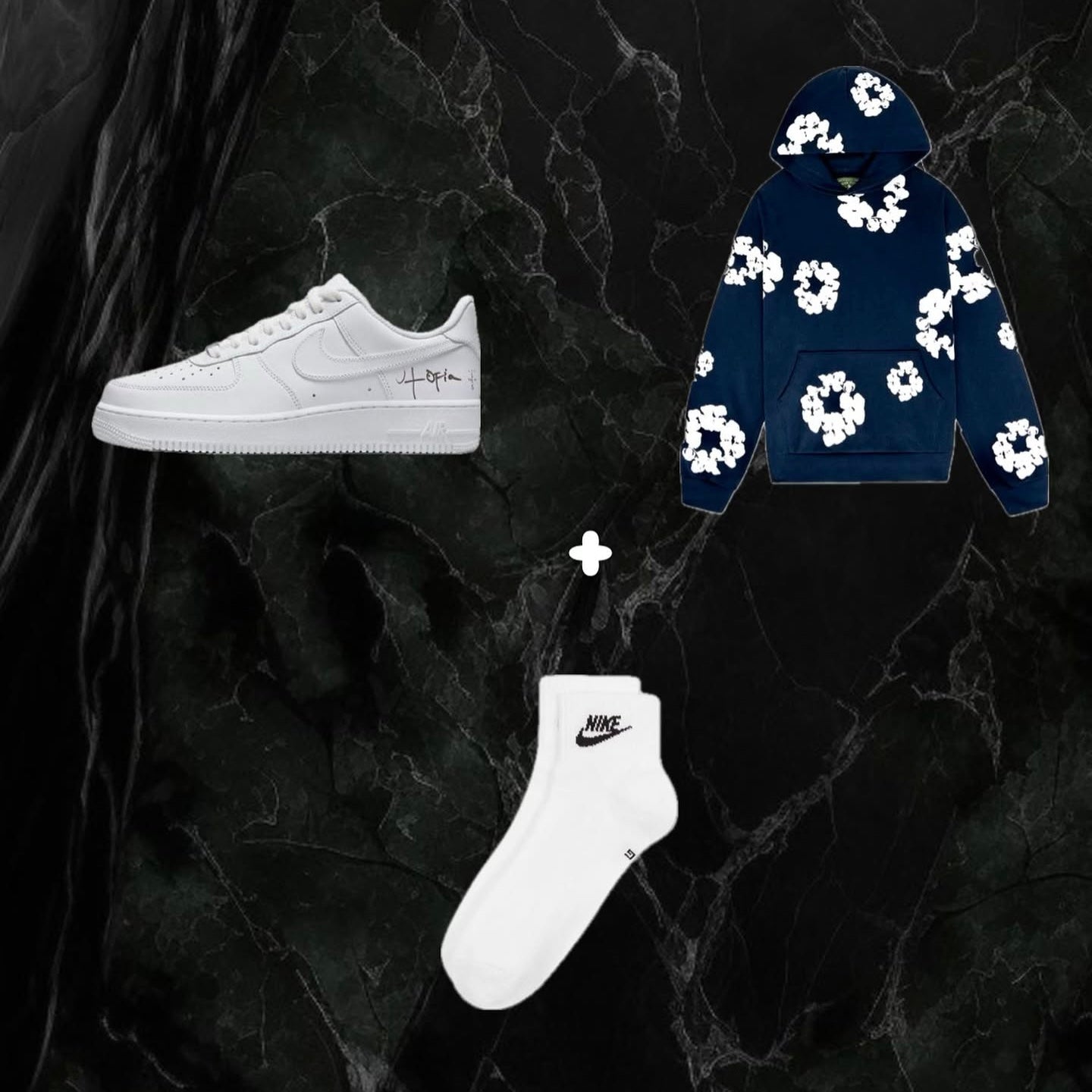 Denim Tears x Air Force ‘Utopia’ Travis Scott Edition Bundle