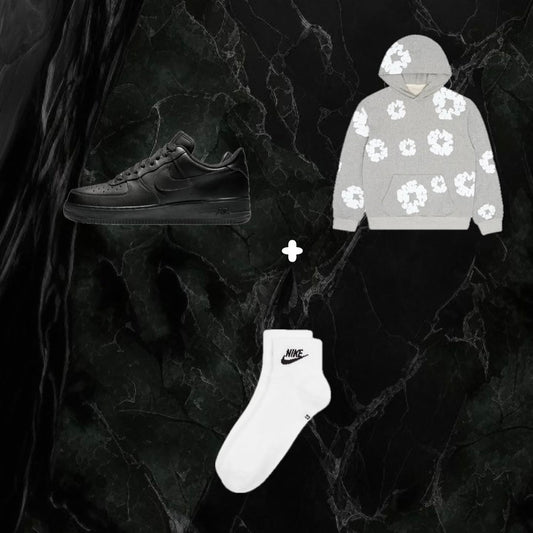 Denim Tears x Air Force ‘Black’ Bundle