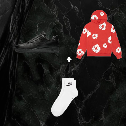 Denim Tears x Air Force ‘Black’ Bundle