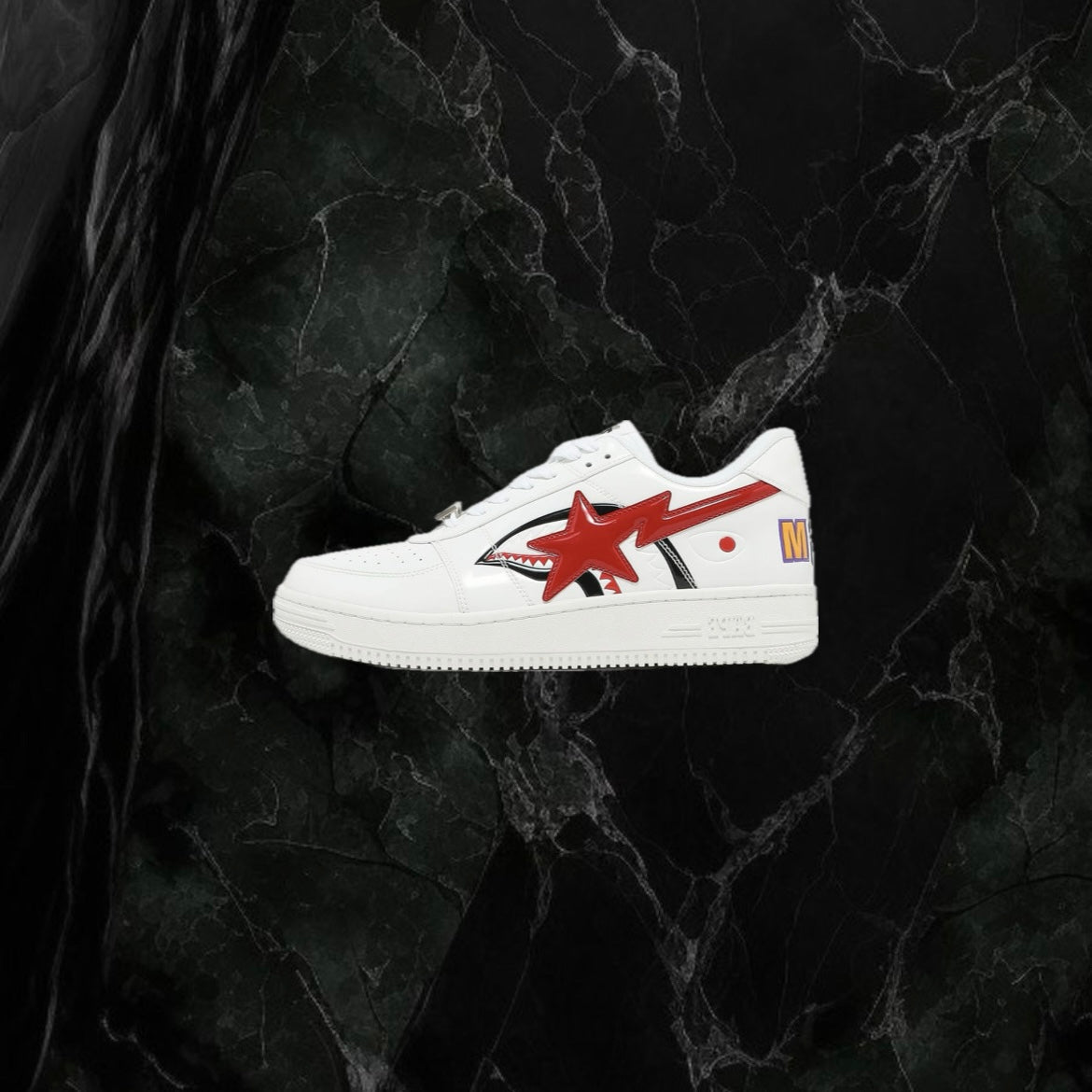 Bapesta Low ‘Shark M2’ White