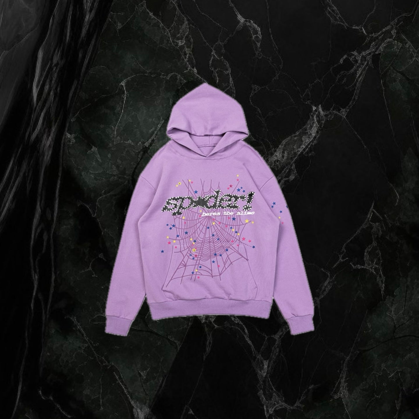 Sp5der Acai Purple Hoodie