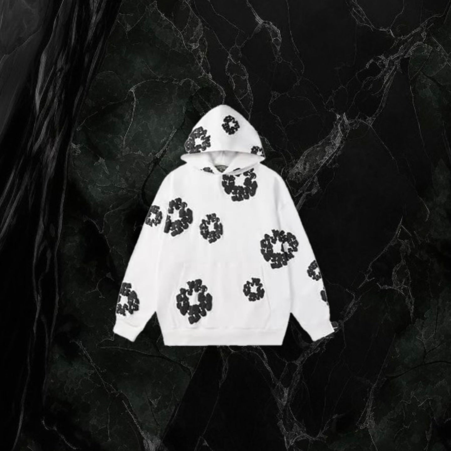 Denim Tear Hoodie ‘White’