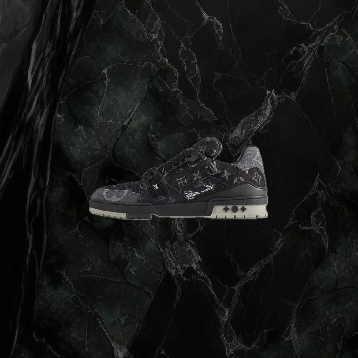 LV Trainer Nigo Black ‘Denim’