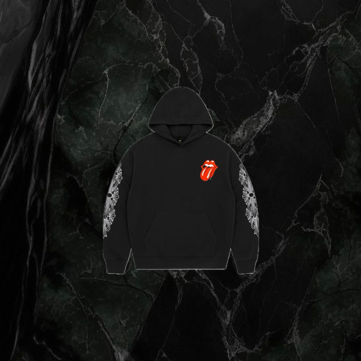 Chrome Heart Rolling Stone Hoodie