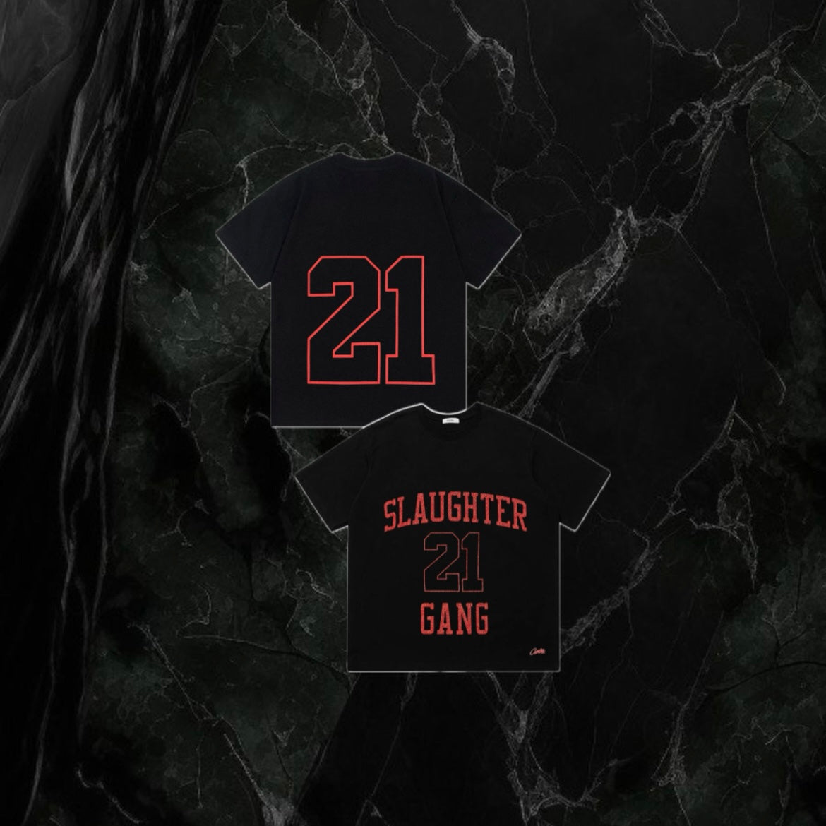 Corteiz x Slaughter Gang 21 Savage T-Shirt