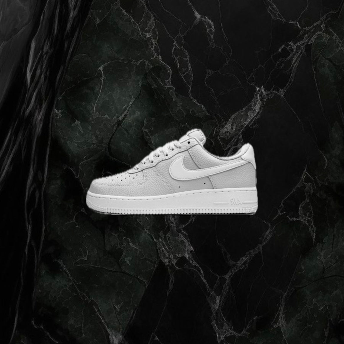 Air Force 1 '07 "Pure Platinum" Pebbled Leather