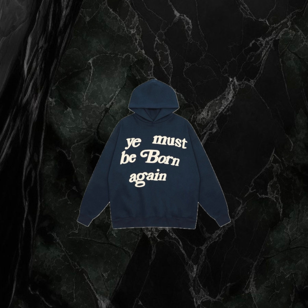 CPFM Ye Must Be Born Again Hoodie ‘Navy Blue’