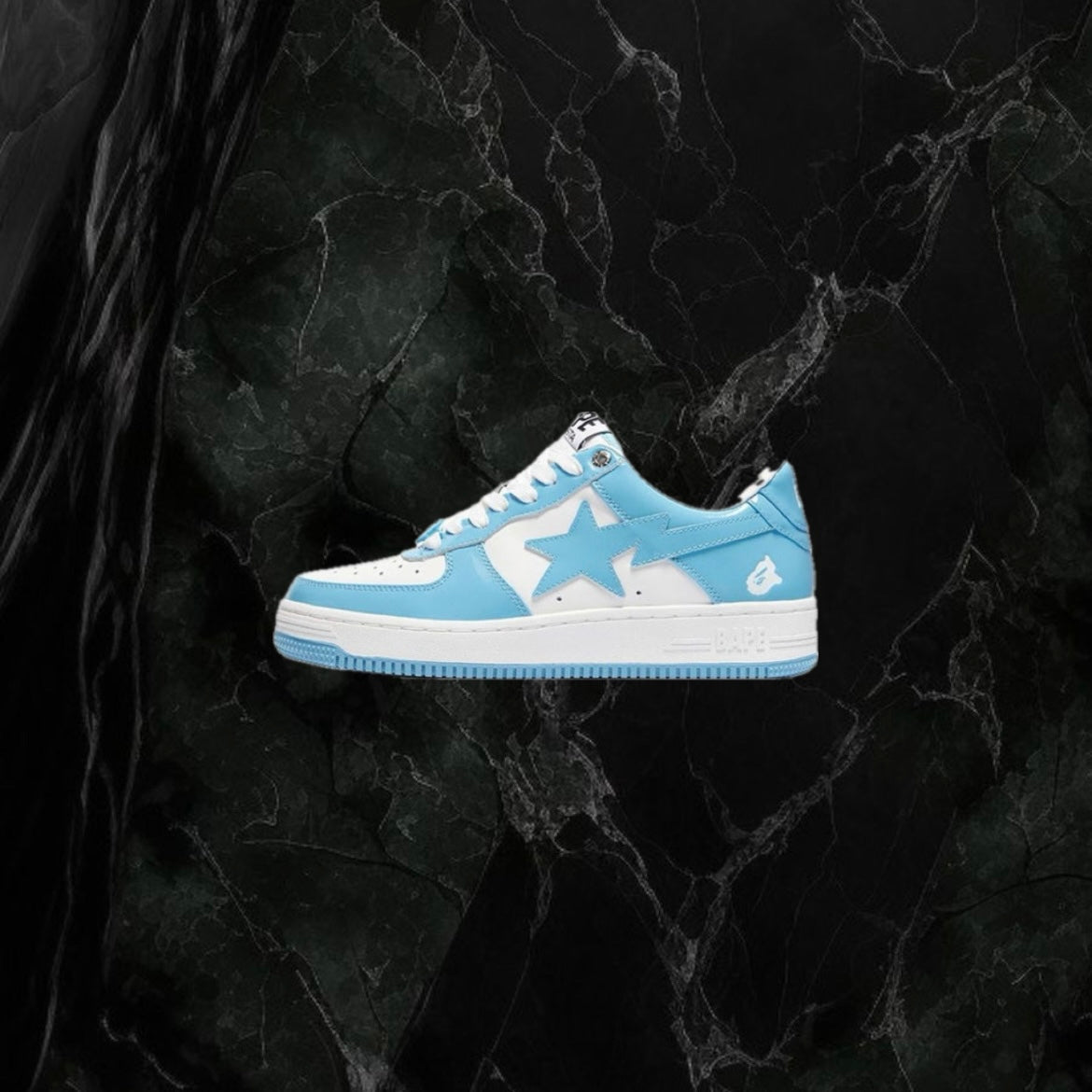 A Bathing Ape Bapesta Low 'Blue'