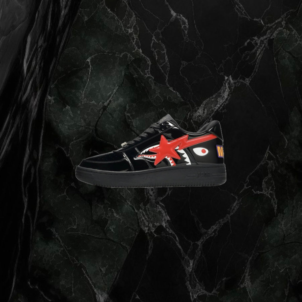 Bapesta Low ‘M2 Shark’ Black