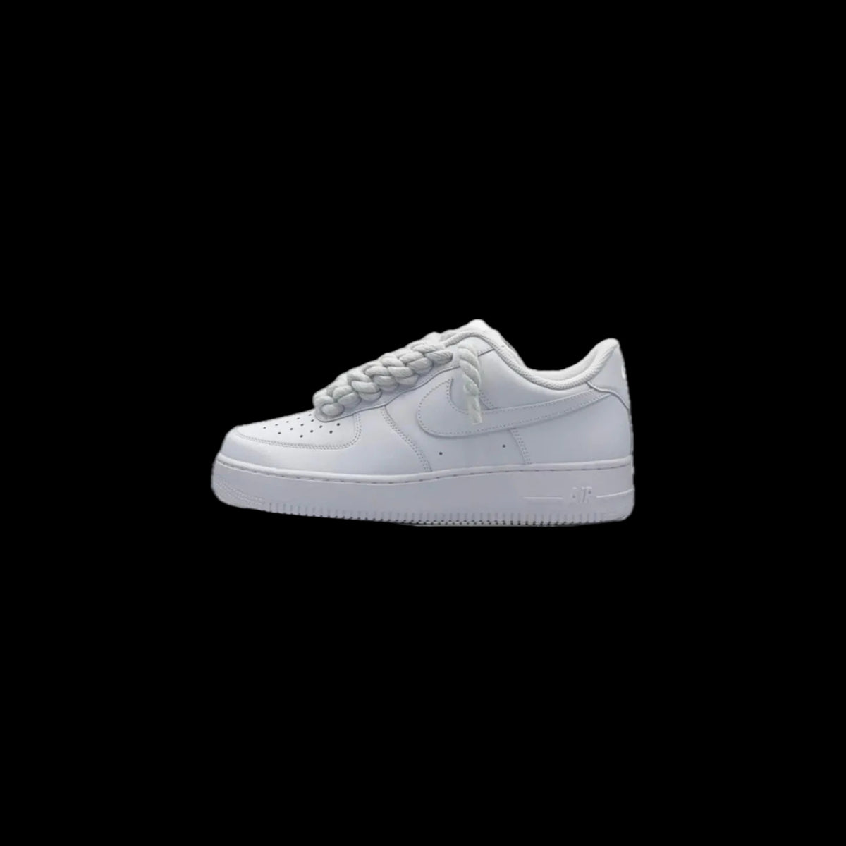 Airforce 1 White ‘White Rope Lace’