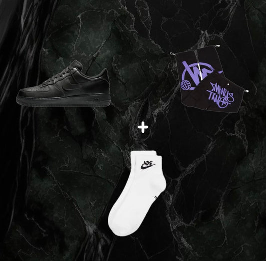 Minus Two Cargo Pants x Air Force 1 ‘Black’