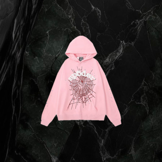 Sp5der Hoodie ‘Pink’