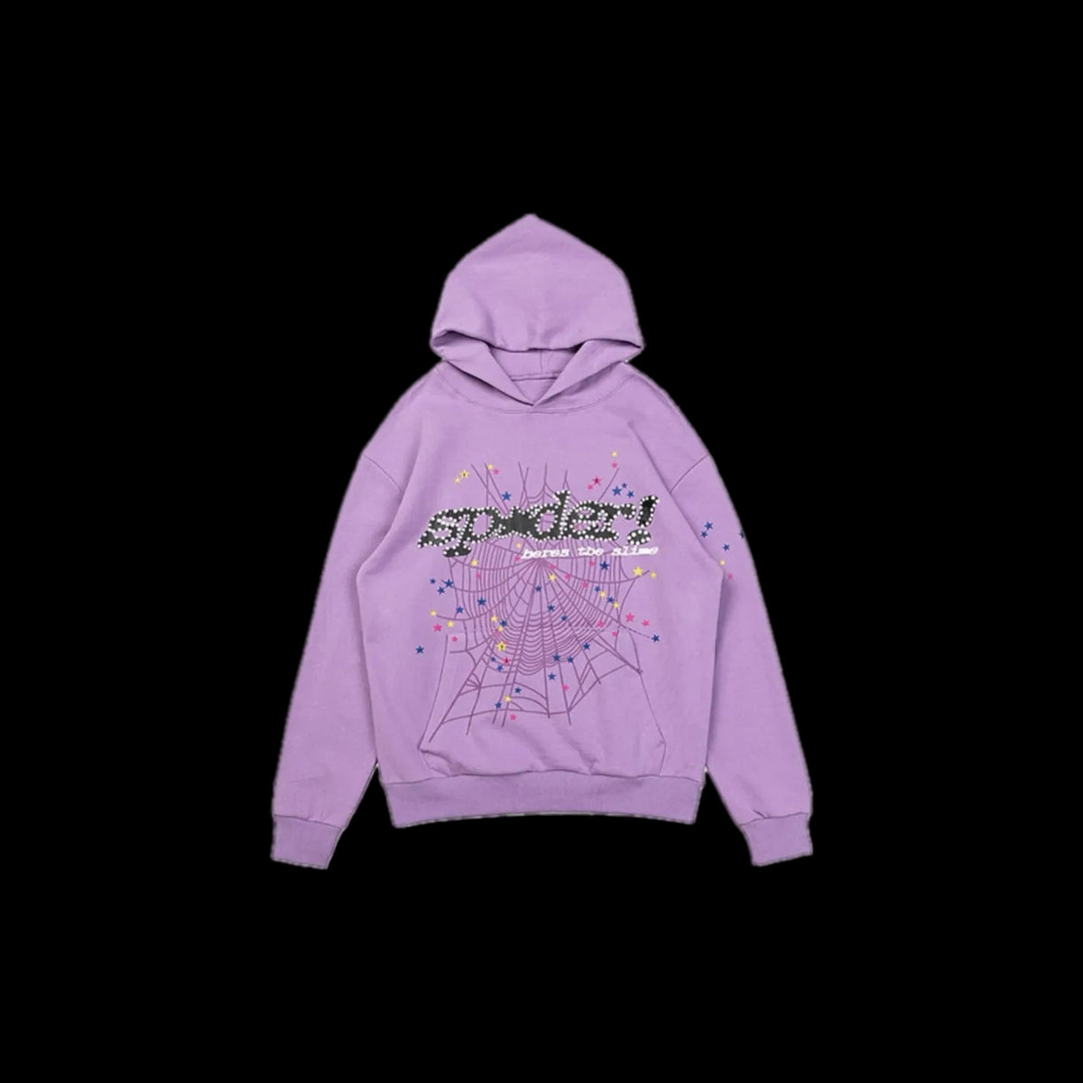 Sp5der Acai Purple Hoodie
