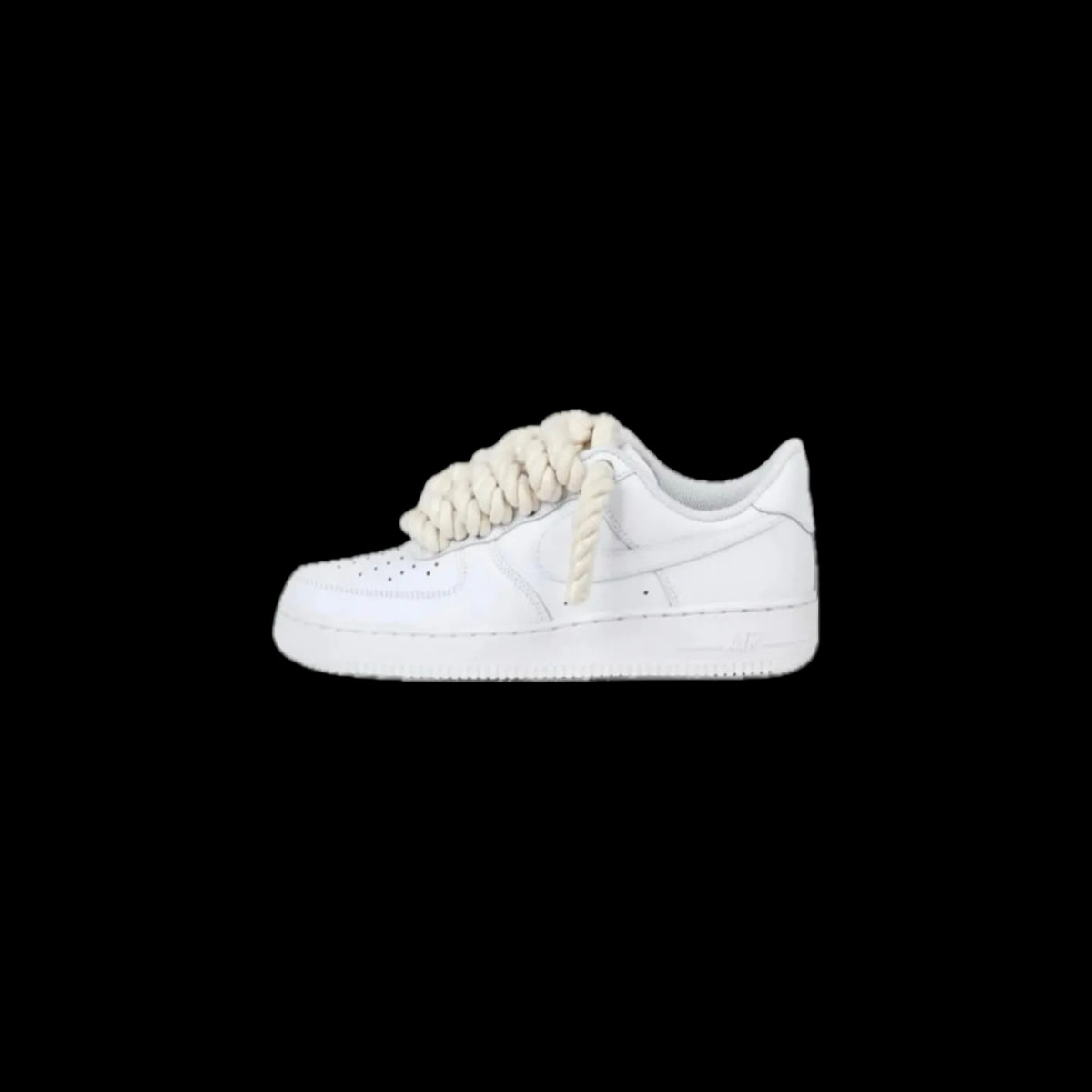 Air Force 1 White ‘Beige Rope Lace’