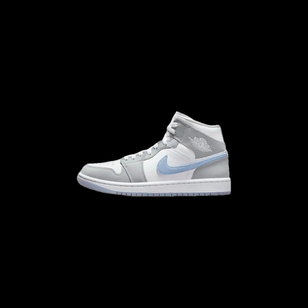 (WMNS) Air Jordan 1 Mid 'Wolf Grey Aluminum'