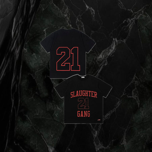 Corteiz x Slaughter Gang 21 Savage T-Shirt