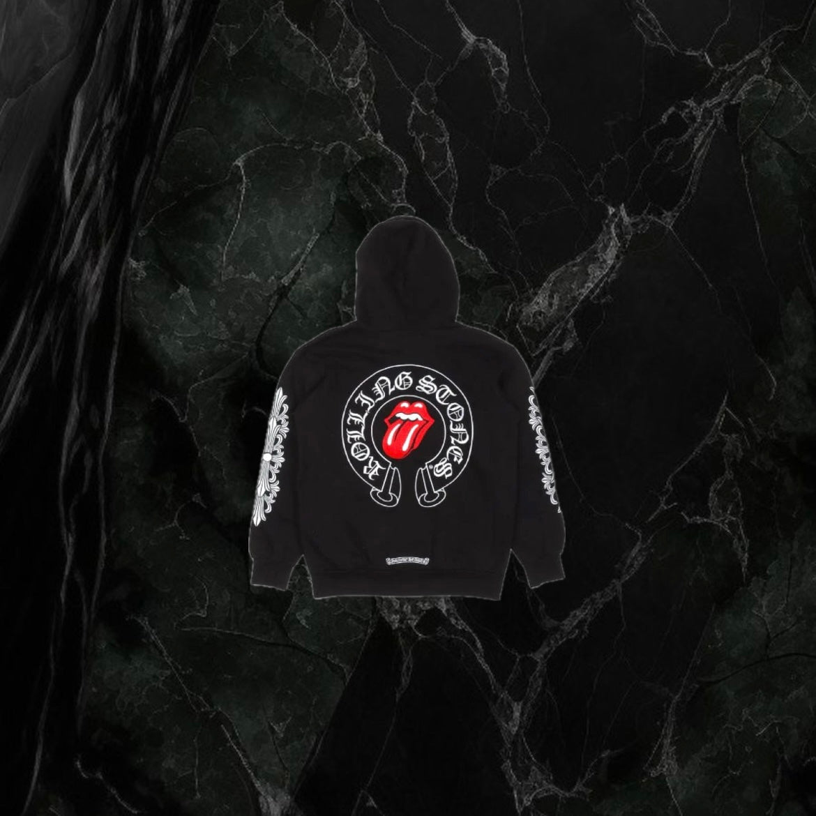 Chrome Heart Rolling Stone Hoodie