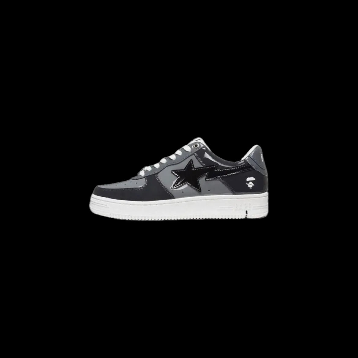 A Bathing Ape Bape Sta Low Black/Grey Combo